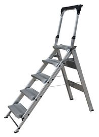 Robust Strength Lightweight Aluminum Ladder 5 Steps Adjustable Aluminum Ladder