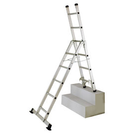 High Safety Foldable Aluminum Ladder 2x6 With Mar Resistant End Caps