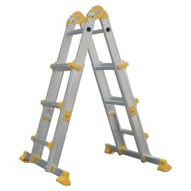 Lightweight Foldable Aluminum Ladder 4x3 Strong Aluminium Telescopic Ladder