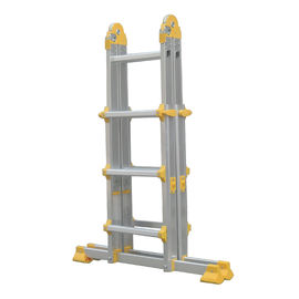 Lightweight Foldable Aluminum Ladder 4x3 Strong Aluminium Telescopic Ladder