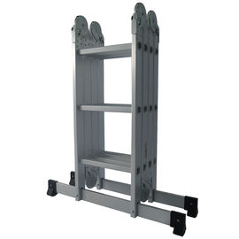 A Frame Durable  Foldable Aluminum Ladder 4x3  Easy Storage And Transport