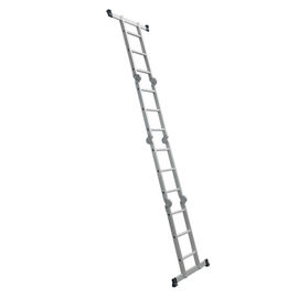 Durable 4x3 Collapsible Extension Ladder 150kg  330 Lb High Load Capacity