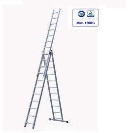 3x11 Household  Aluminum Extension Ladder  Easy Carry  GS Certified