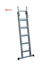 2x6 Lightweight 6063 Aluminum Extension Ladder 5.5kg Easily Carried
