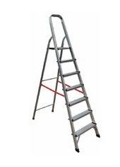 Moveable Aluminium A Frame Ladder  Folding Scaffold Ladder 7 Steps