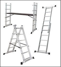 Indoor Mall Scaffolding Access Towers  2x5 Easy To Carry And Store