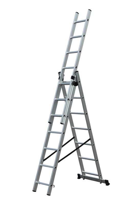 Portable Aluminum Extension Ladder 3x7 Aluminium Telescopic Ladder
