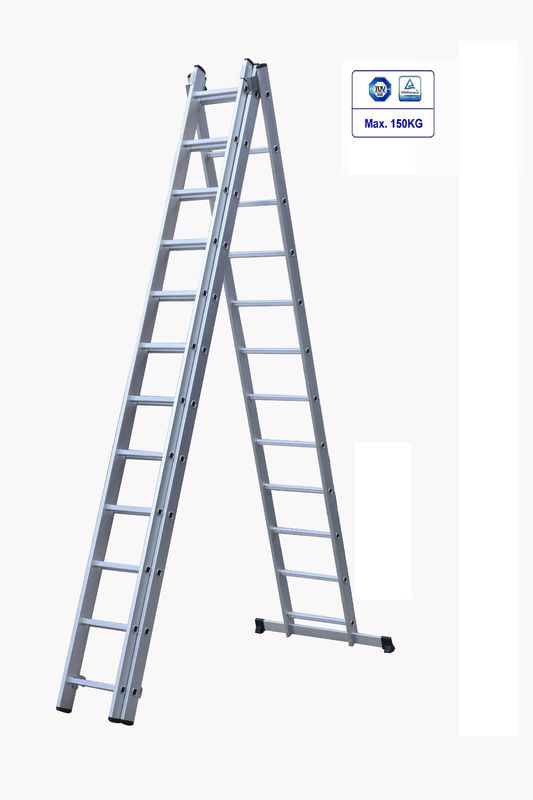 Domestic Aluminium Multi Purpose Ladder  150kg / 330 Lb Load Capacity 3x12