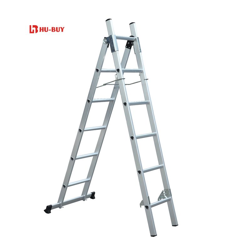 Durable Aluminum Extension Ladder  2 Section 2x6 GS / TUV Certificated