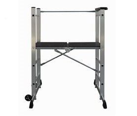 Mini  Aluminum Scaffold Tower Aluminum Rolling Scaffold With 2 Wheels