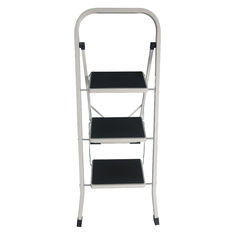 EN131 3 Steps  Steel Step Stool Rust Proof Indoor Steel Foot Stool
